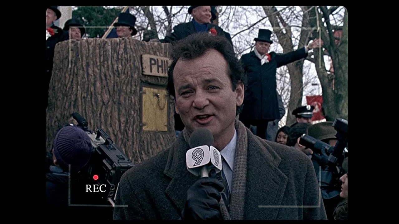 Bill Murry in Groundhog Day